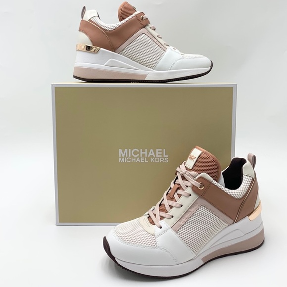 🥳HOST PICK🥳~Michael Kors Georgie Trainer Wedge Sneaker 👟 - Picture 9 of 15